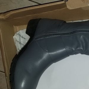 Gray Riding boots. Size 8.5 WW wide calfs.